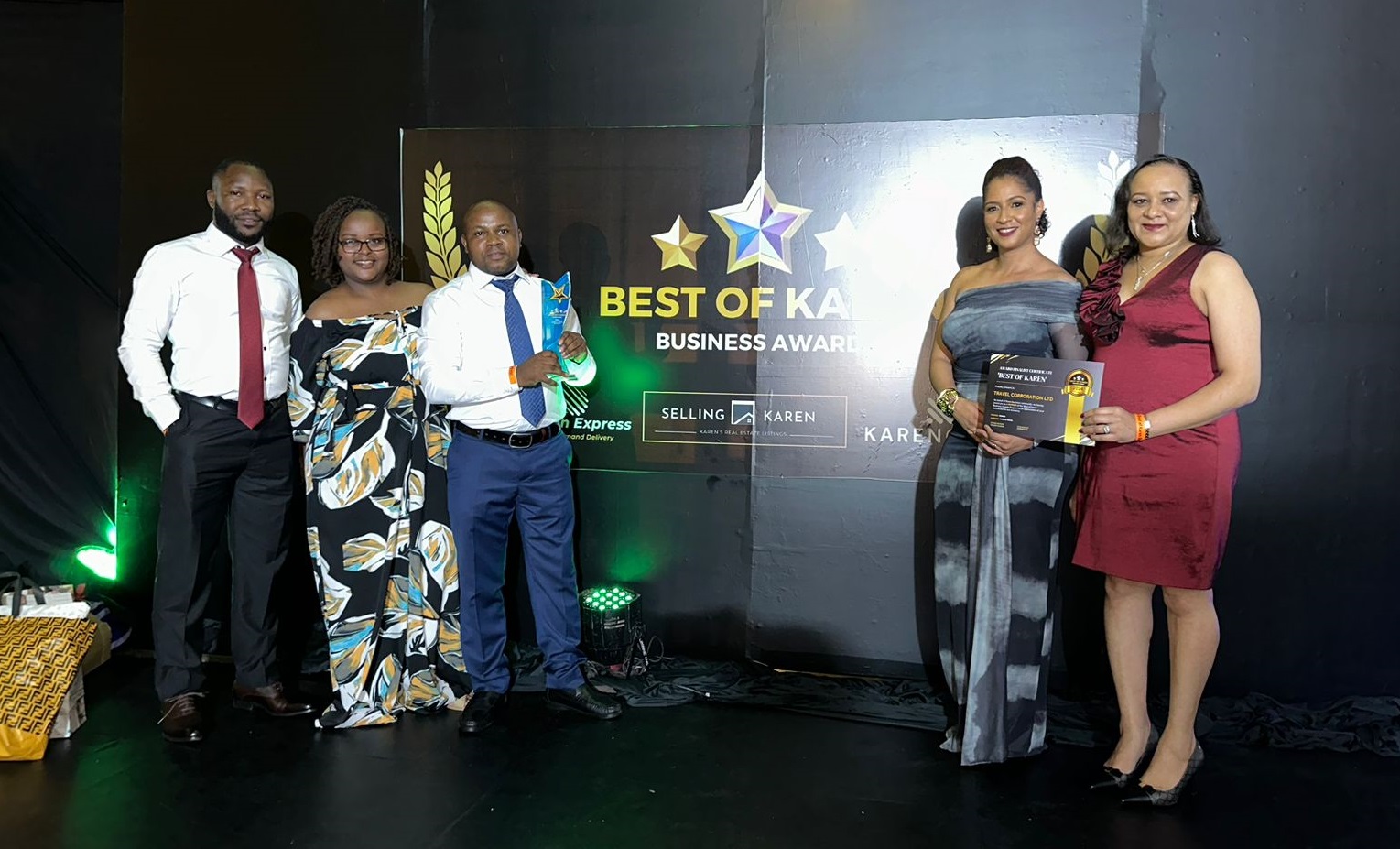 Best of Karen Business Awards - TravelCorp Recognition